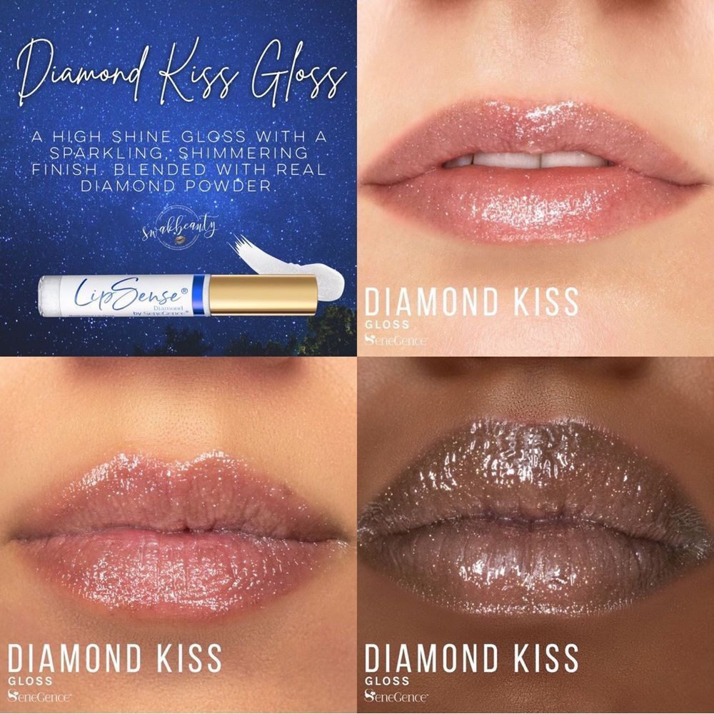 New & Sealed Senegence Lipsense Diamond kiss gloss